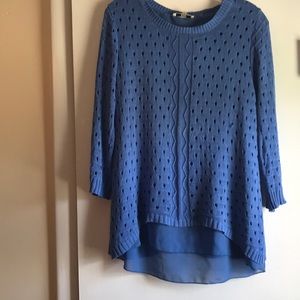 Blue women’s light weight sweater